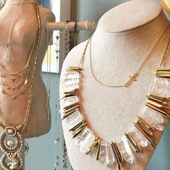 Stella & Dot Rebel Stone Necklace - Picture 13 of 16